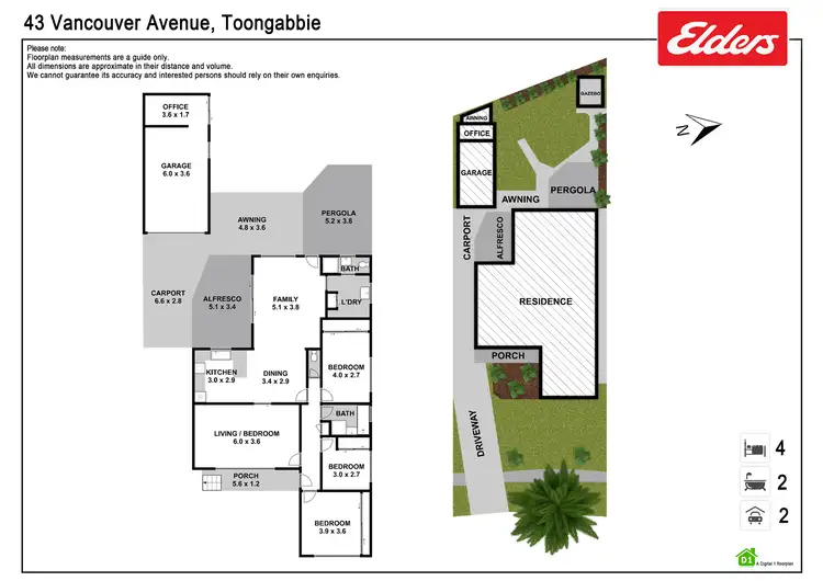 Floorplan of Homely house listing, 43 Vancouver Avenue, Toongabbie NSW 2146