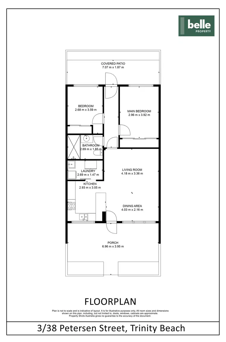 Floorplan of Homely apartment listing, 3/38 Petersen Street, Trinity Beach QLD 4879