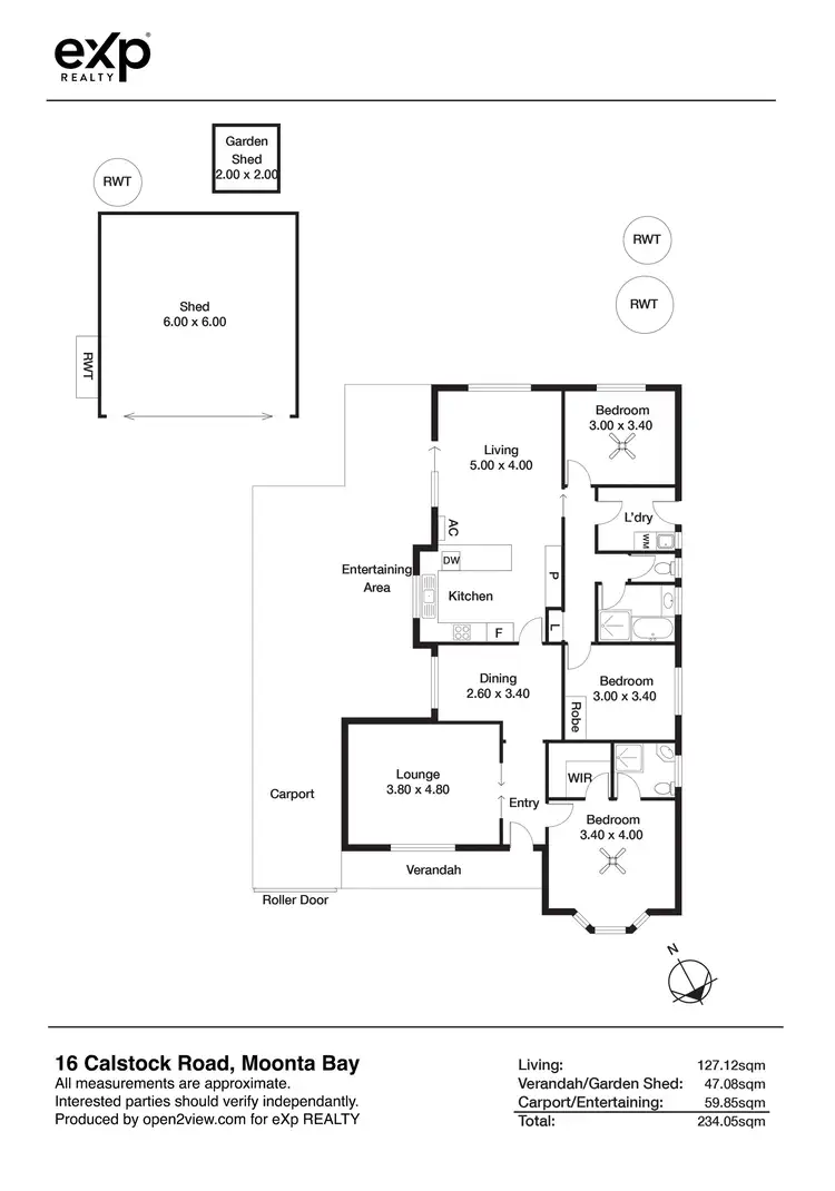 Floorplan of Homely house listing, 16 Calstock Street, Moonta Bay SA 5558