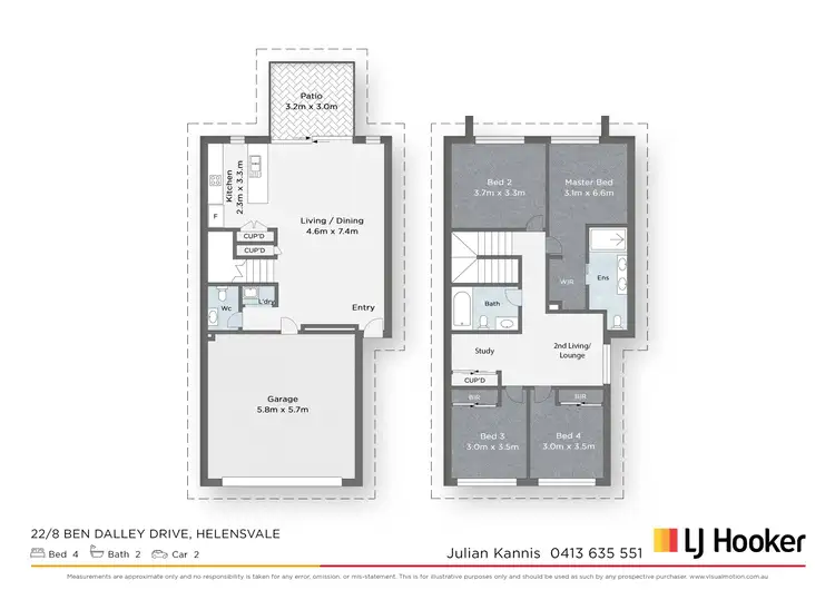 Floorplan of Homely townhouse listing, 22/8 Ben Dalley Drive, Helensvale QLD 4212