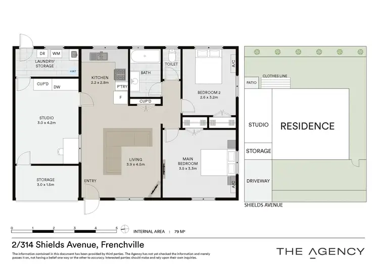 Floorplan of Homely unit listing, 2/314 Shields Avenue, Frenchville QLD 4701