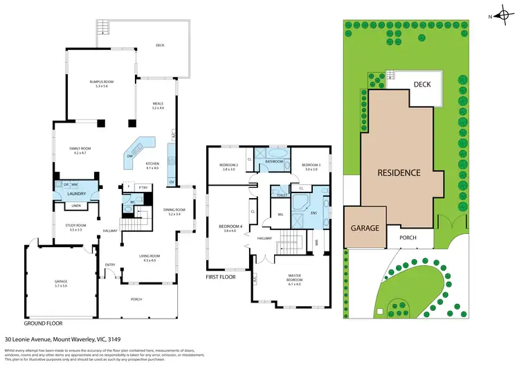 Floorplan of Homely house listing, 30 Leonie Avenue, Mount Waverley VIC 3149
