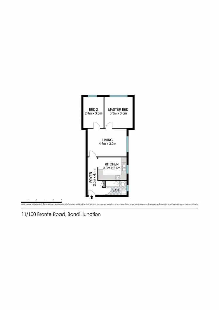 Floorplan of Homely apartment listing, 11/100 Bronte Road, Bondi Junction NSW 2022