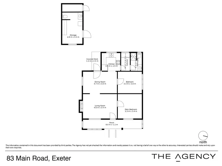Floorplan of Homely house listing, 83 Main Road, Exeter TAS 7275