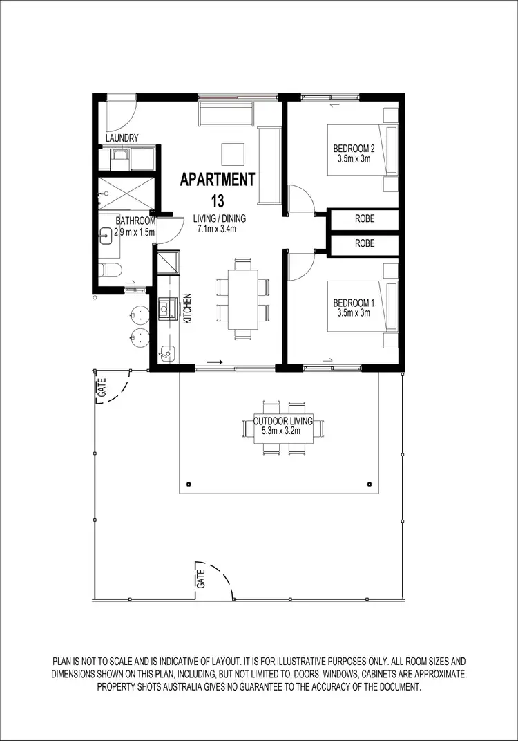 Floorplan of Homely apartment listing, 31/16-20 Faculty Close, Smithfield QLD 4878
