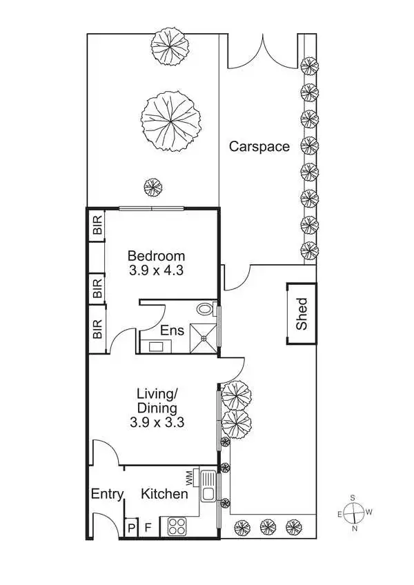 Floorplan of Homely apartment listing, 2/135 Raleigh Street, Thornbury VIC 3071