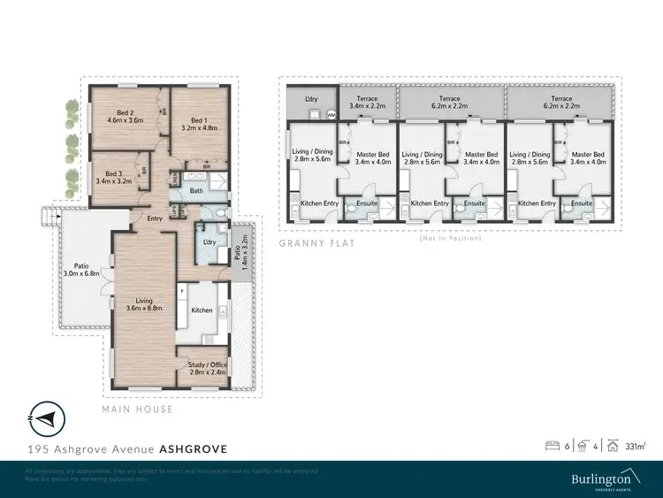 Floorplan of Homely unit listing, 1/195 Ashgrove Avenue, Ashgrove QLD 4060