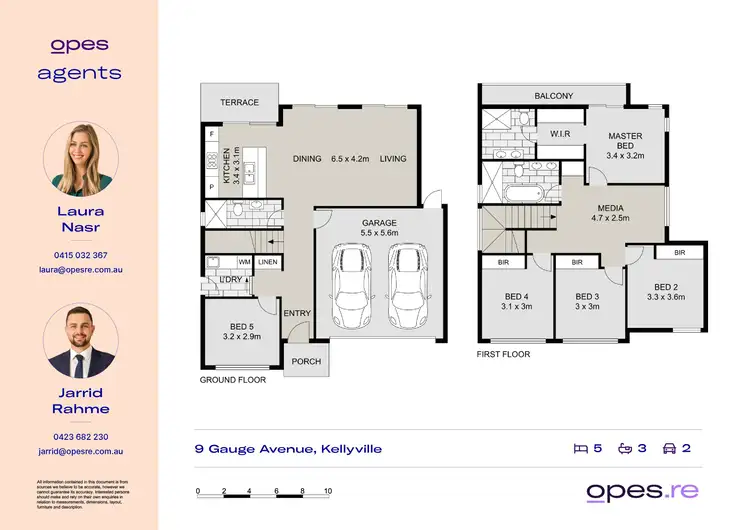 Floorplan of Homely house listing, 9 Gauge Avenue, Kellyville NSW 2155