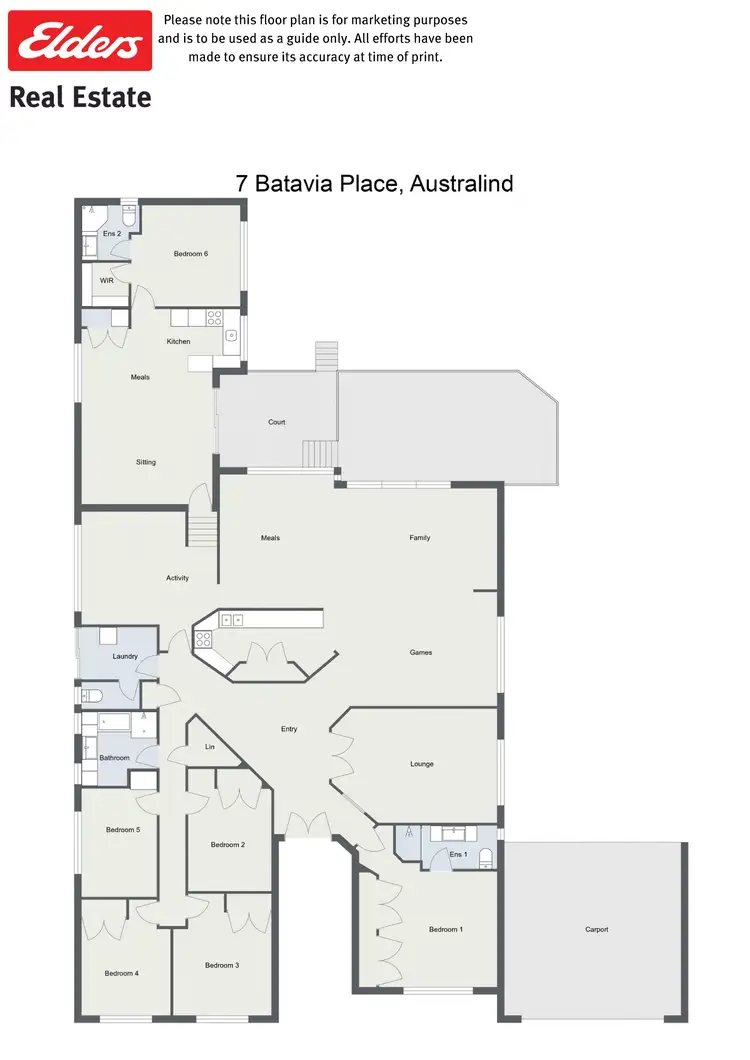 Floorplan of Homely house listing, 7 Batavia Place, Australind WA 6233