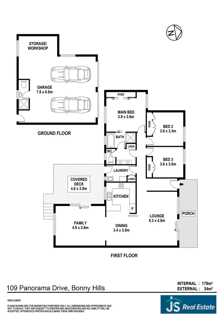 Floorplan of Homely house listing, 109 Panorama Drive, Bonny Hills NSW 2445
