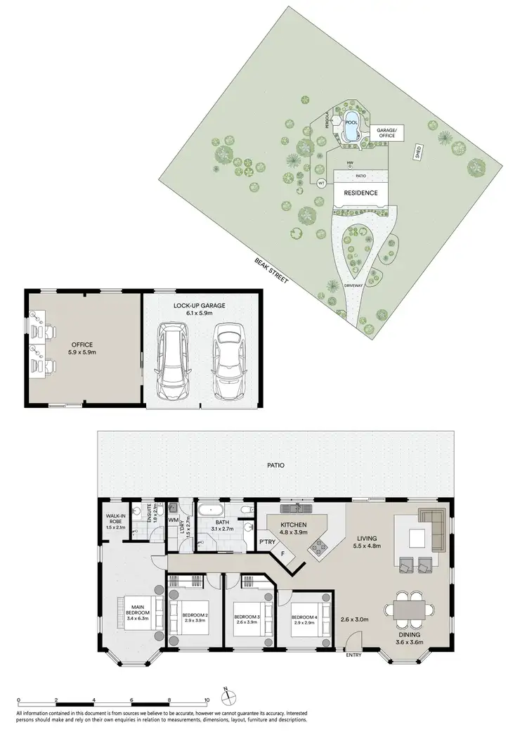 Floorplan of Homely house listing, 22 Beak Street, Gracemere QLD 4702
