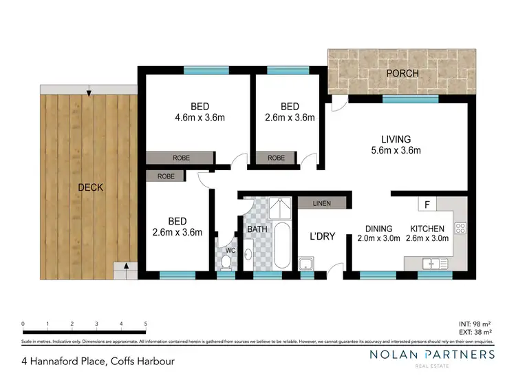 Floorplan of Homely house listing, 4 Hannaford Place, Coffs Harbour NSW 2450