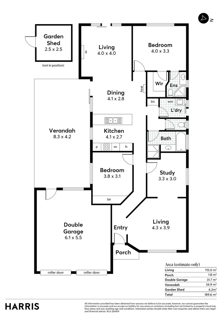 Floorplan of Homely house listing, 2 Cherrybrook Drive, Morphett Vale SA 5162