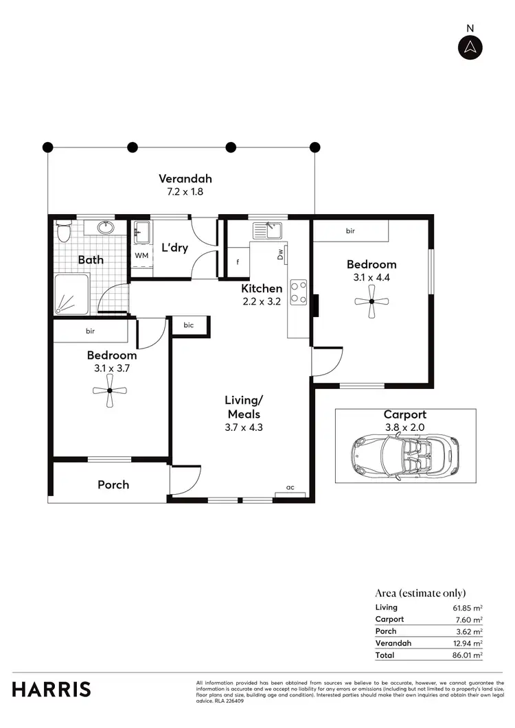 Floorplan of Homely unit listing, 7/25 Bevington Road, Glenunga SA 5064