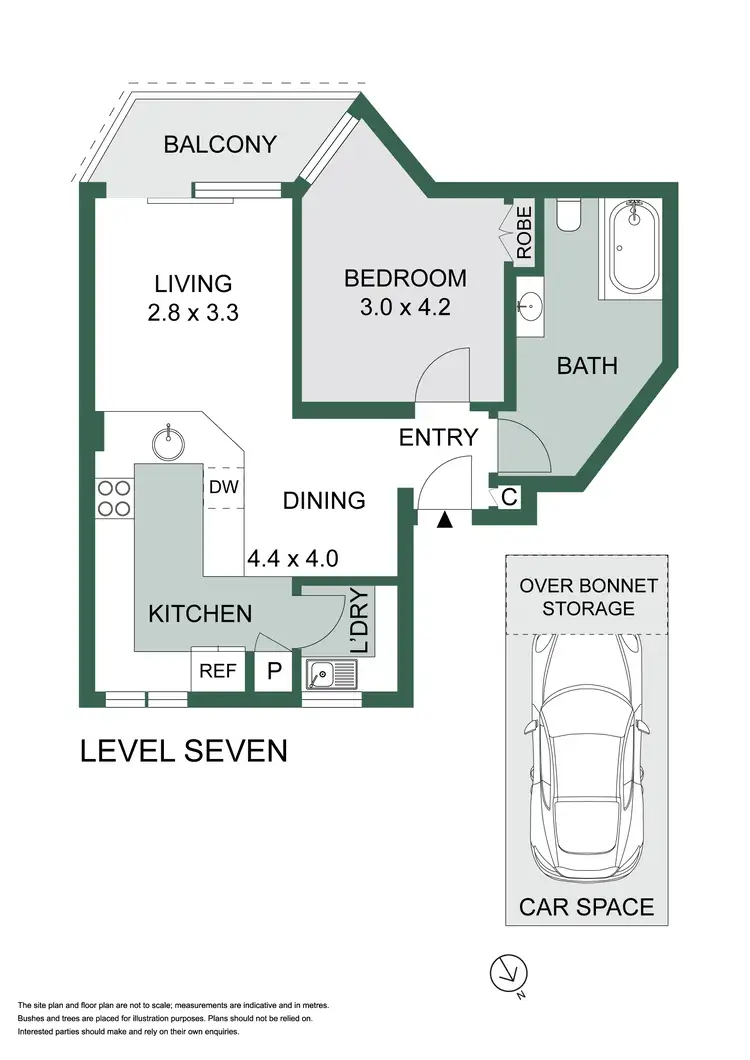 Floorplan of Homely apartment listing, 710/156-160 Goulburn Street, Surry Hills NSW 2010