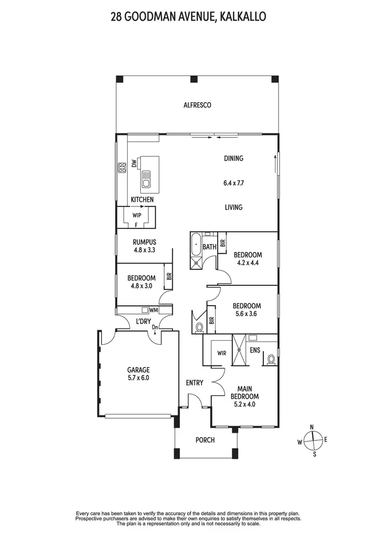 Floorplan of Homely house listing, 28 Goodman Avenue, Kalkallo VIC 3064
