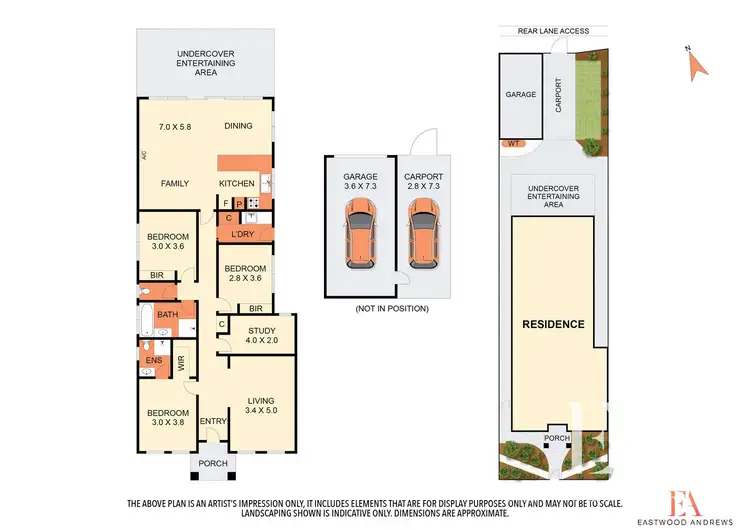 Floorplan of Homely house listing, 43A Mcdonald Street, East Geelong VIC 3219