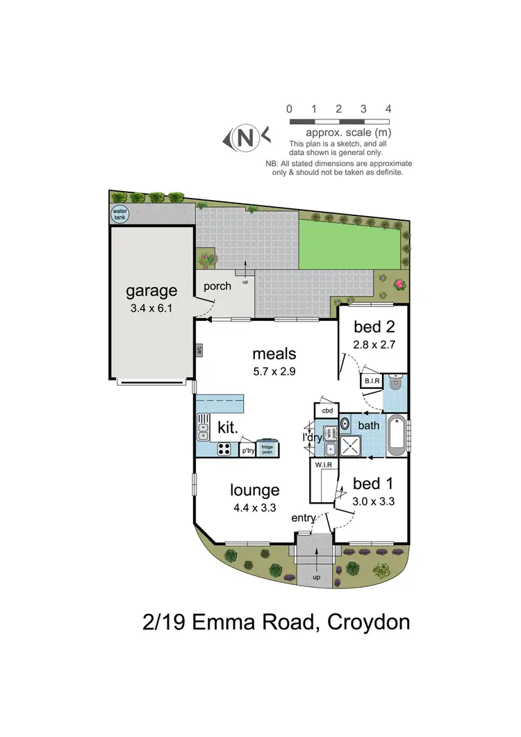 Floorplan of Homely unit listing, 2/19 Emma Road, Croydon VIC 3136