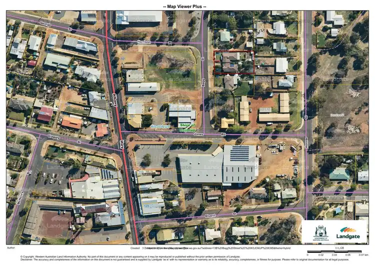 Floorplan of Homely semi-detached listing, 13B Bagg Street, Kojonup WA 6395