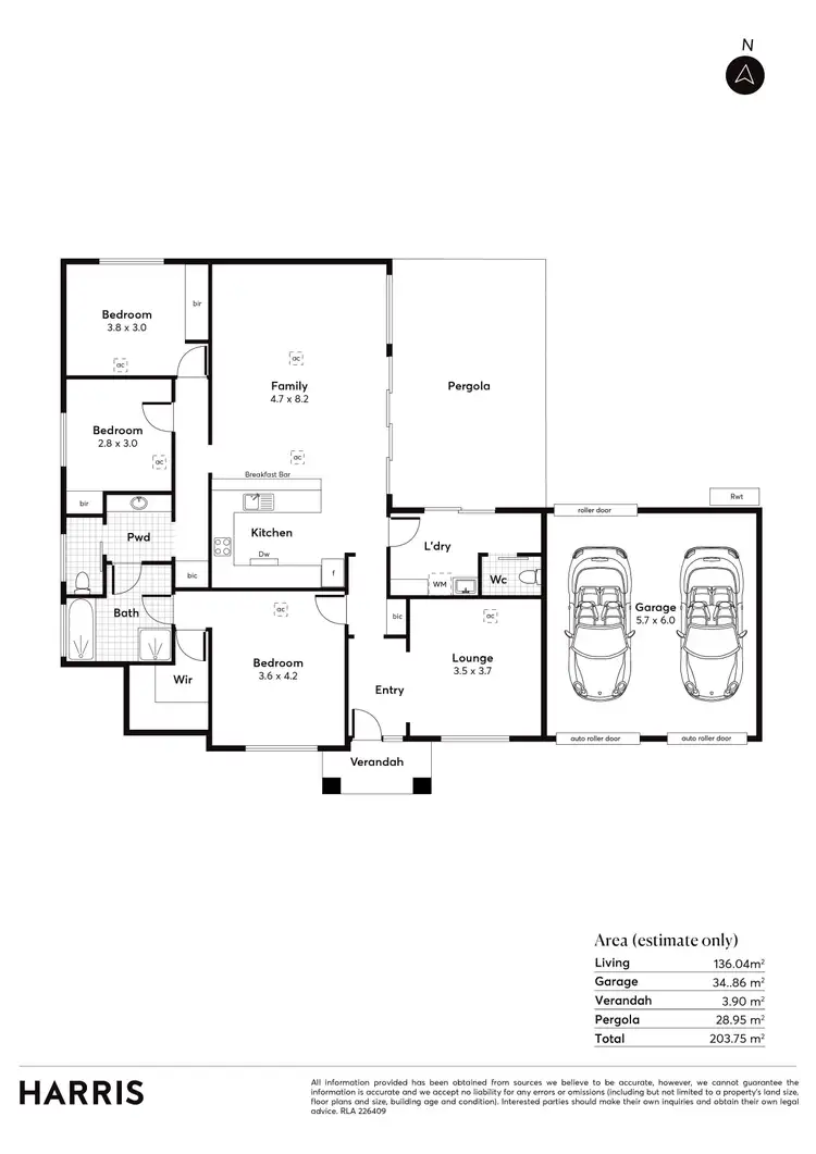 Floorplan of Homely house listing, 18A Balmoral Avenue, North Brighton SA 5048