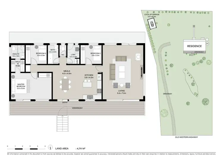 Floorplan of Homely house listing, 7 Old Western Highway, Gordon VIC 3345