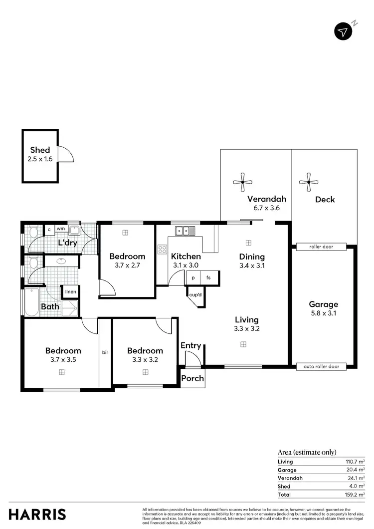 Floorplan of Homely house listing, 2 Tonkin Street, Vale Park SA 5081
