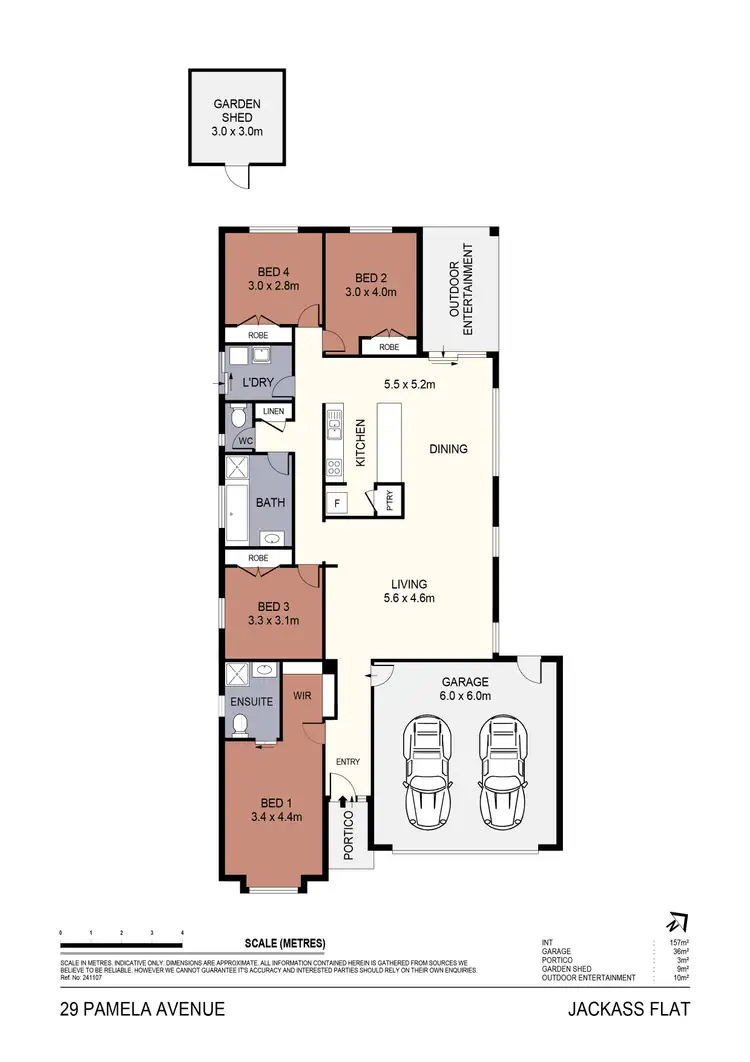 Floorplan of Homely house listing, 29 Pamela Avenue, Jackass Flat VIC 3556