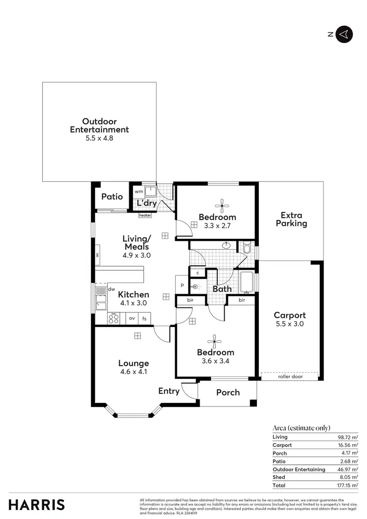 Floorplan of Homely house listing, 1/3 Gale Street, Fulham Gardens SA 5024