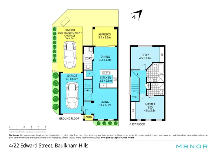 Floorplan of Homely townhouse listing, 4/22-26 Edward Street, Baulkham Hills NSW 2153