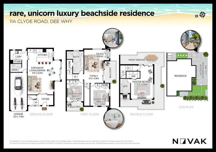 Floorplan of Homely house listing, 11A Clyde Road, Dee Why NSW 2099