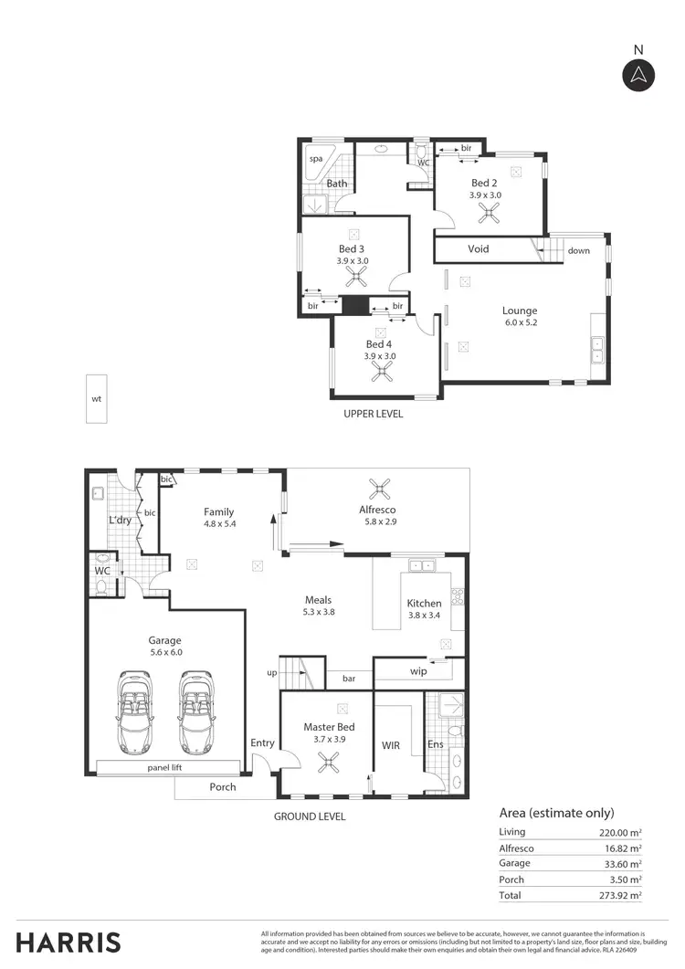Floorplan of Homely house listing, 8a Anona Way, Fairview Park SA 5126