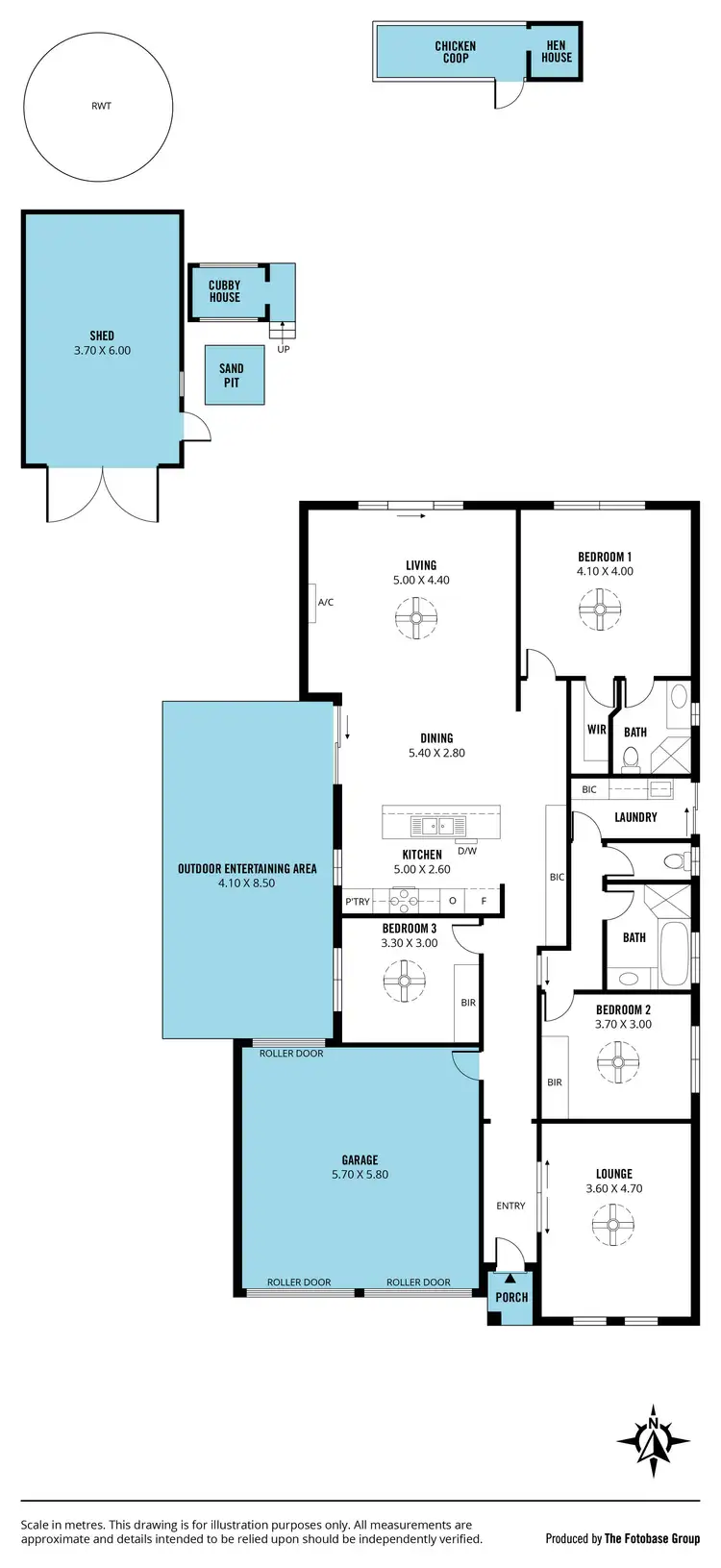Floorplan of Homely house listing, 13 Oakley Crescent, Aldinga Beach SA 5173