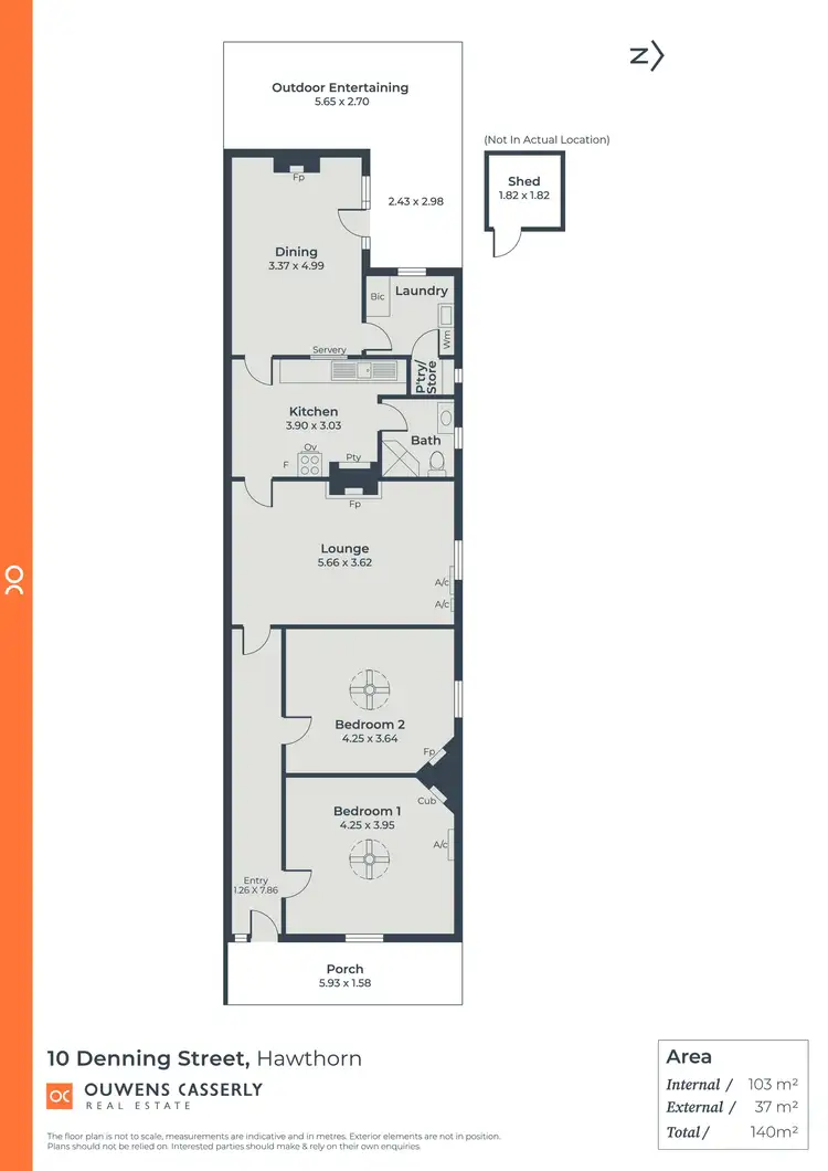 Floorplan of Homely house listing, 10 Denning Street, Hawthorn SA 5062