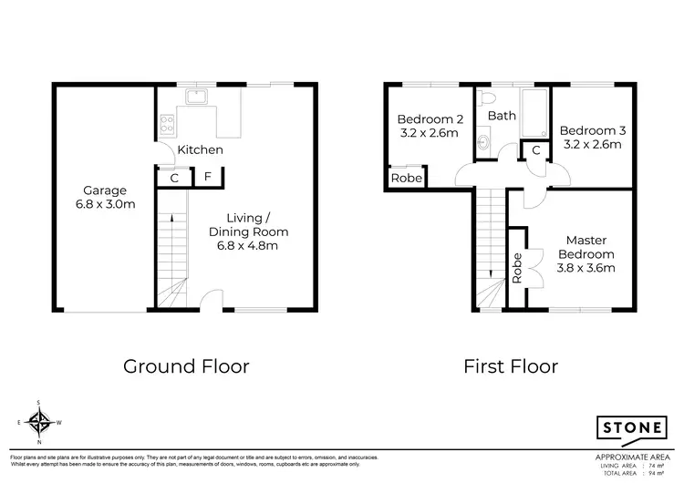 Floorplan of Homely townhouse listing, 3/56 Tansey Street, Beenleigh QLD 4207