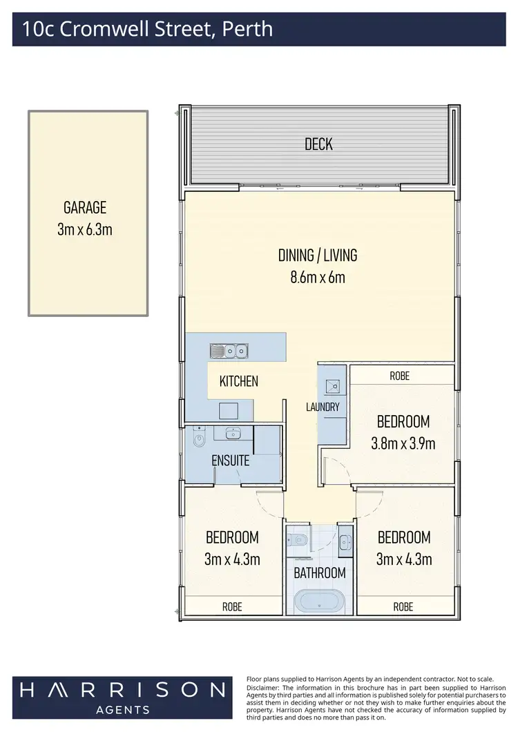 Floorplan of Homely unit listing, 1/10C Cromwell Street, Perth TAS 7300