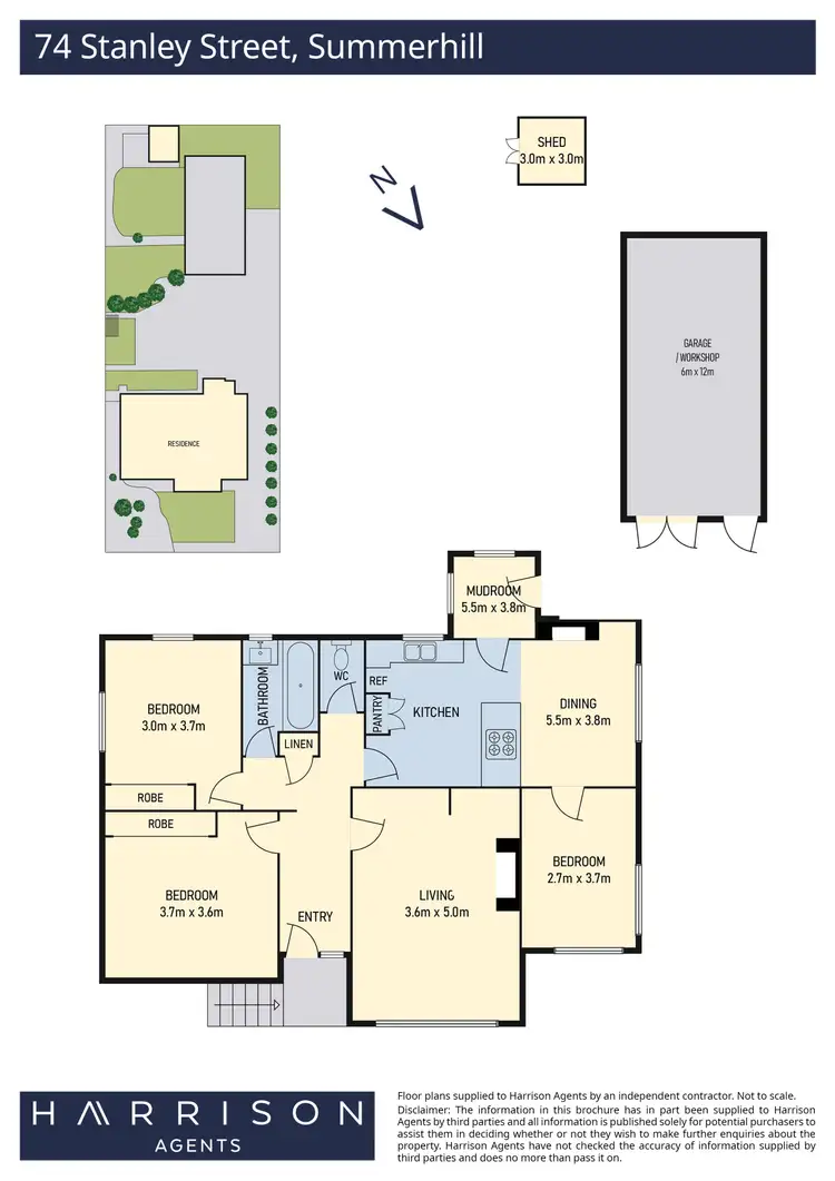 Floorplan of Homely house listing, 74 Stanley Street, Summerhill TAS 7250