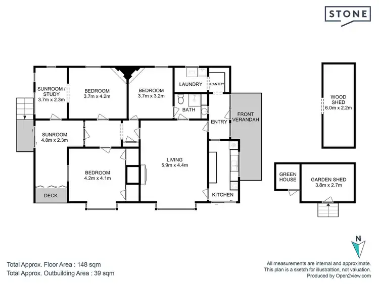 Floorplan of Homely house listing, 379 Pelverata Road, Kaoota TAS 7150