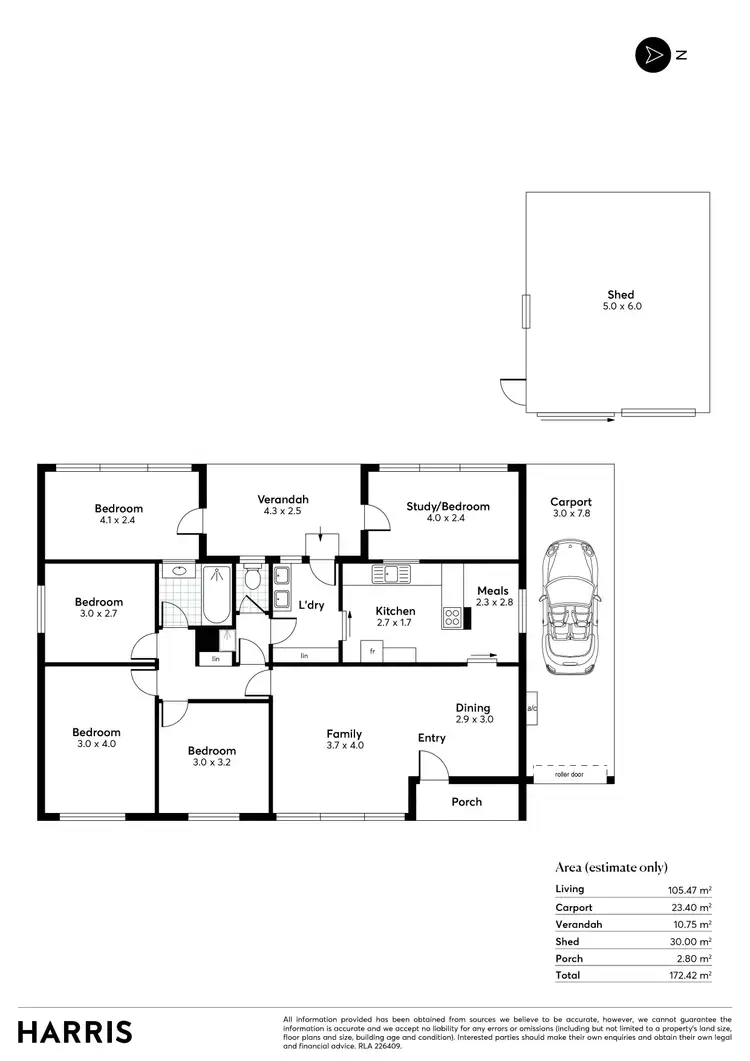 Floorplan of Homely house listing, 26 Valiant Road, Holden Hill SA 5088