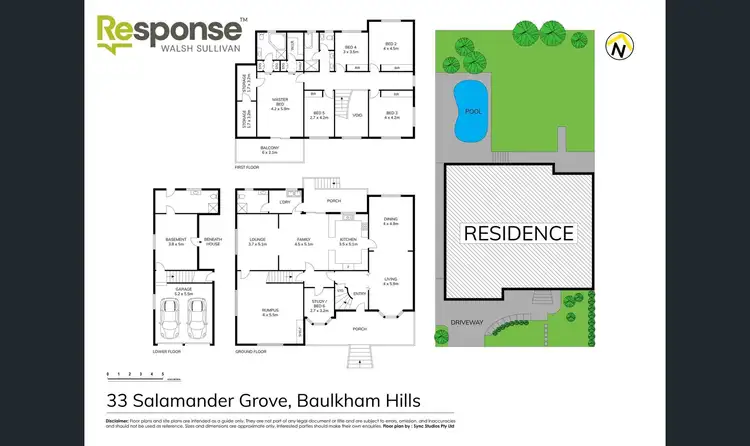Floorplan of Homely house listing, 33 Salamander Grove, Baulkham Hills NSW 2153