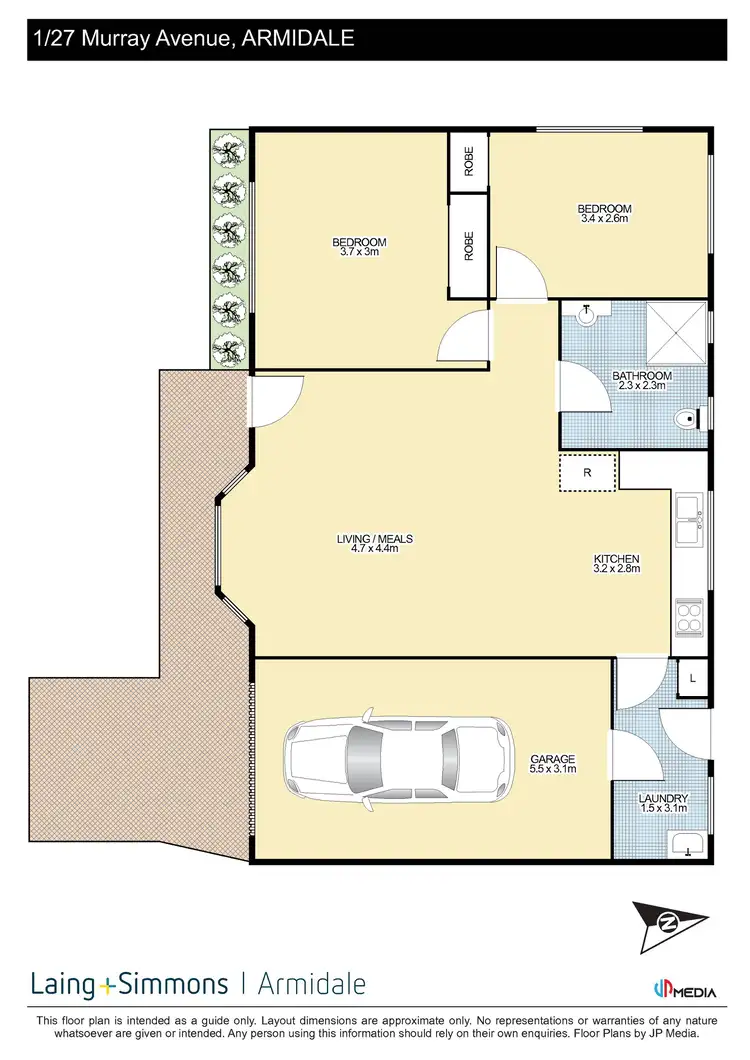 Floorplan of Homely house listing, 1/27 Murray Avenue, Armidale NSW 2350