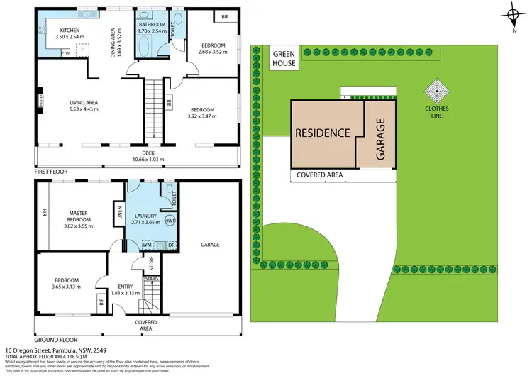 Floorplan of Homely house listing, 10 Oregon Street, Pambula NSW 2549
