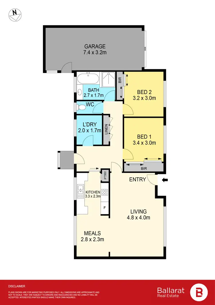 Floorplan of Homely unit listing, 9/25 Dare Street, Wendouree VIC 3355