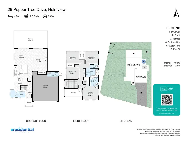Floorplan of Homely house listing, 29 Pepper Tree Drive, Holmview QLD 4207