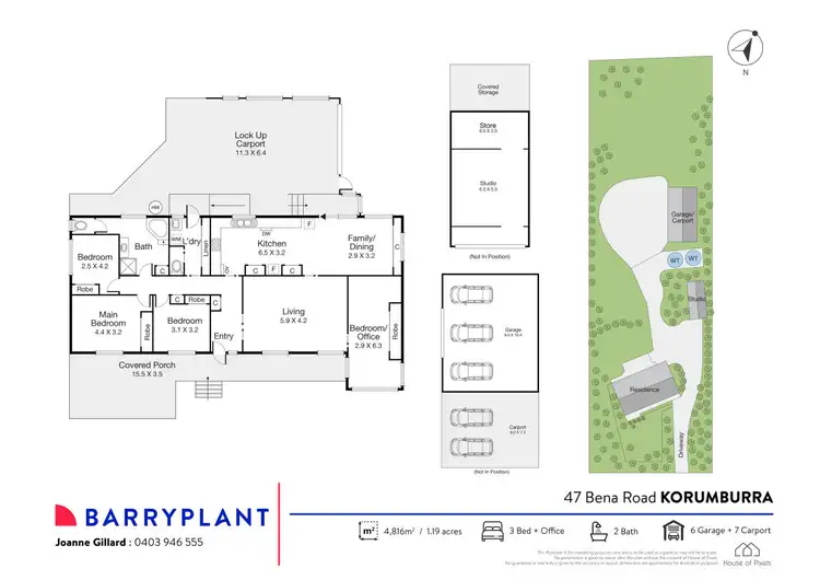 Floorplan of Homely house listing, 47 Bena Road, Korumburra VIC 3950