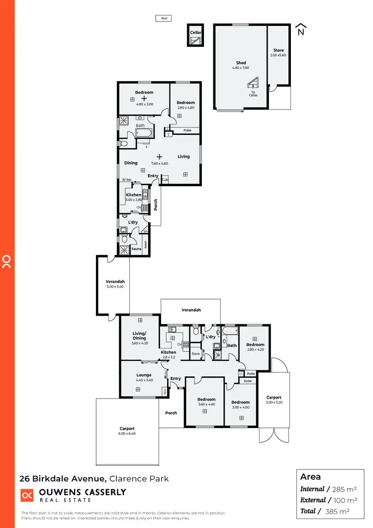 Floorplan of Homely house listing, 26 Birkdale Avenue, Clarence Park SA 5034