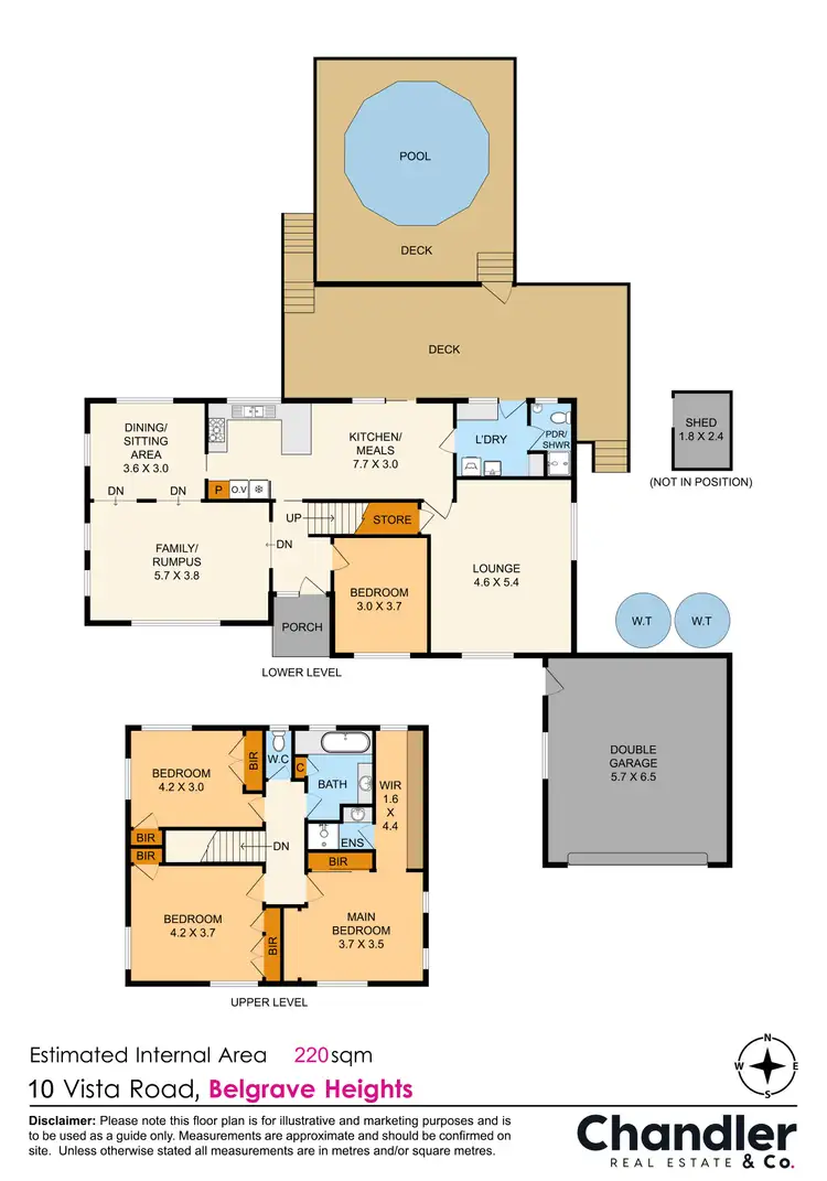 Floorplan of Homely house listing, 10 Vista Road, Belgrave Heights VIC 3160