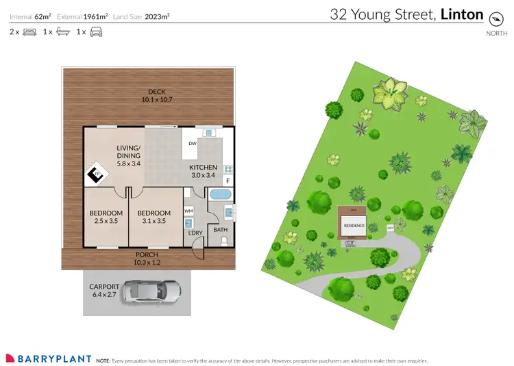 Floorplan of Homely house listing, 32 Young Street, Linton VIC 3360