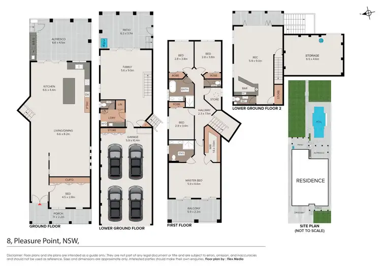 Floorplan of Homely house listing, 8 Pleasure Point Road, Pleasure Point NSW 2172