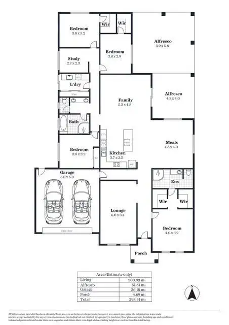 Floorplan of Homely house listing, 23 Windamere Crescent, Port Lincoln SA 5606