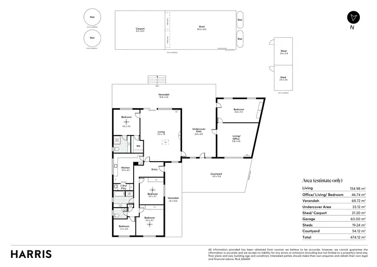 Floorplan of Homely house listing, 108 Wattle Drive, Mccracken SA 5211